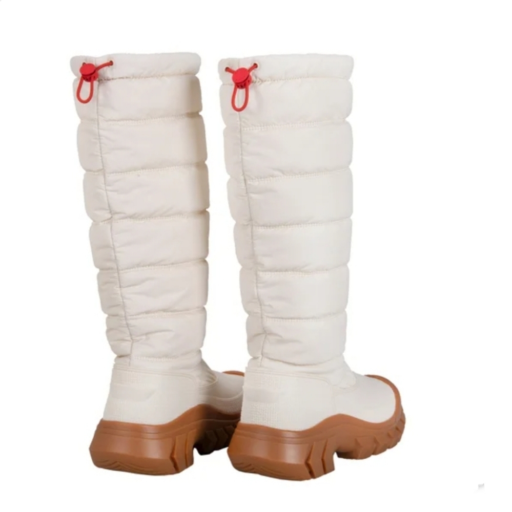 Hunter Tall Puffer Snow Intrepid Boots Insulated Winter White EU 41 US 10 NIB - Picture 10 of 16